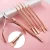 Import wholesale gold nail art tools high quality nail cuticle pusher stainless steel double sides cuticle trimmer from China