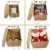 Import Wholesale Handmade Square Biodegradable Brown Kraft Lid and Base Storage Gift Box with Twisted String Handle from China