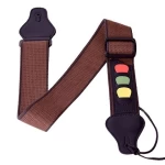Wholesale High Quality Different Colors Classic Cotton Guitar Strap With Pick Holder