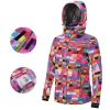 Wholesale Kid Sublimation Colorful Outer Clothes Padding Ski Jacket Girl Warm Outdoor Sport Coat