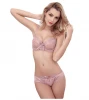 wholesale lace bra &amp;amp; brief sets panties hot sexy women bra underwear set New cute bow female close-fitting floral