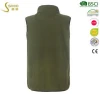 Wholesale light weight mens zip up sleeveless polar fleece vest