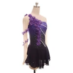 Wholesale match examination grade Dancing Performance colored diamond figure skating wear