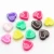 Import Wholesale Mixed Color Polymer Clay Heart Shape Charm Spacer Beads for earrings making from China