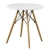 Import Wholesale Nordic dining table beech legs Black/White MDF coffee table from China