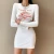 Wholesale O-neck Knit Casual Bodycon Long Sleeve Women Dress 2020