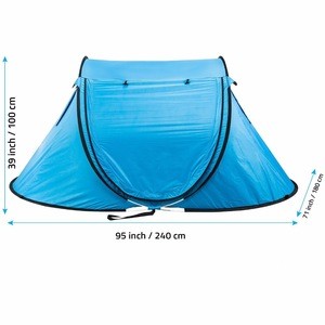 Wholesale Pop-up Tent An Automatic Instant Portable Cabana Beach Tent - Suitable For upto 2 People - Doors on Both Sides