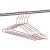 Import wholesale rose gold garment rack brass clothing rack metal hangers from China