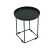 Import Wholesale Small Outdoor Indoor Round Iron Black Metal Tray Sofa Side Table Coffee Table from China