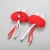 Import wholesale soft lovely  plush Christmas color cat toy mouse shape cat toy with bell from China