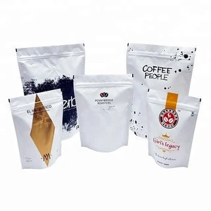 Ziplock Stand Up Pouch, Aluminum Foil Lined Coffee Beans, Packaging Bags Wholesale
