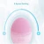 Import widely used USB Charger Smart Electric mini Silicone Massage deep FACIAL CLEANsing Face cleaner brush Face skin care from China