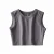 Import Women Gym Short Vest Custom Yoga Singlet Sportswear Workout Clothing Ribbed Plus Size Crop Tank Top from China