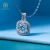 Import Women Necklace Jewelry Latest Necklace Pure Silver Moissanite Necklace Silverjewelry Diamond 925 Silver Design Collar Pendant from China