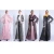 Import Women Open Abaya Lace Long Skirts With Sequins and Mesh Muslim Cardigan Open Abaya Islamic Clothing  Maxi Dresses from China