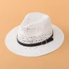 womens summer straw hat one piece