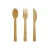 Import Wood Portable Tableware Wooden Cutlery Sets Bamboo Fork Spoon Knife Travel Dinnerware Suit Environmental Kitchen Tool from China