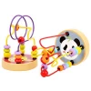 Wooden Kids Toys Play  Preschool Baby Educational Wooden Animal  Bead Maze Toys For Improve Kid&#39;s Hand Operated Ability