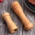 Import Wooden Pepper mills Rubber Wood Hand grinder Kitchen Tools Caster from China