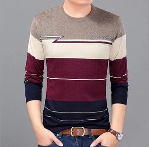 X80629B latest man pullover sweater designs for men wholesale clothing