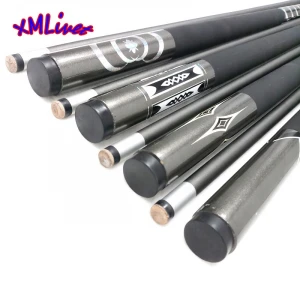xmlivet cheap 13mm Carbon fibre Billiards Pool cue sticks grey colorful 1/2 split Carbon cue sticks can customize China