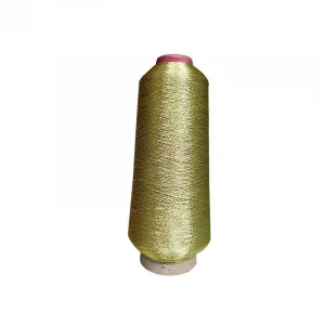 yarn thread for knitting metallic yarn golden colour wire