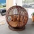 Import Yizhou Indoor club hotel garden wicker solarium tanning sunbed rattan apple shape sun bed rattan outdoor cage round bed from China