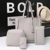 YM 2022 Sets Of 4 Handbag Shoulder Bag Tote Messenger Purse Bag Cheaper Fashion Women Lady Handbags Set