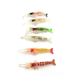 yo-zuri lures Stock Octopus soft Artificial Bait leurre Fishing Tackle Shrimp Lure plastic fishing lure
