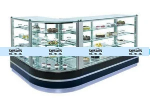 Yoslon bakery  Equipment factory price machine bread cake refrigerator display showcase for sale