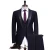 Import Young men suits men&#039;s leisure suit black button banquet groom&#039;s wedding gown three pieces from China