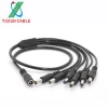 YUXUN Coaxial DC Power Cable 2.5mm Plug Male To Male Splitter Cable