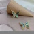 Import Zircon natural abalone shell connector butterfly jewelry making necklace pendant bracelet charm accessories from China