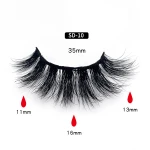 ZLRAQI BEAUTY wholesale lashes 3d mink eyelash private label eyelashes mink fur eyelashes vendor