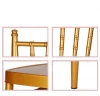 ZY00220 cheap metal gold wholesale wedding chiavari dining chair