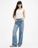 Wholesale Women's Denim Stretchy Jean Pants Skinny Jeans Pant Apparel Stock Women Jeans Washed Down Loose Baggy