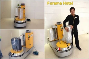 Suitcase Wrapping Machine Movable Luggage Wrap Machine