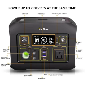 Wholesale Price Lifepo4 Battery Outdoor Camping 300W 288Wh Portable Power Station