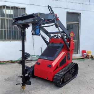Auger with Auger Drill Attachment for Mini Skid Steer Loader Track/crawler Loader Wheel Loader