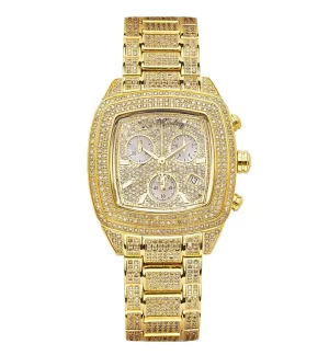 Yellow diamond luxury Watch