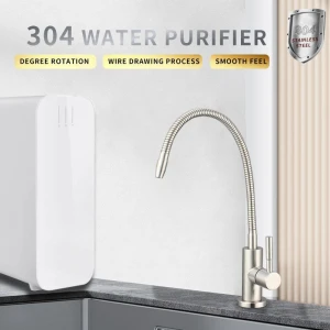 Water filter household kitchen water purifier 304 stainless steel reverse osmosis universal faucet