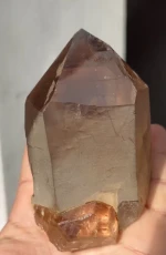 Exquisite Smoky Quartz Crystal with Attached Topaz - Dasso Haramosh Origin