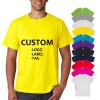 Blank Sublimation Shirts 100%Polyester T Shirt Wholesale Promotional T-shirts Plain White Tshirt Printing Custom T Shir