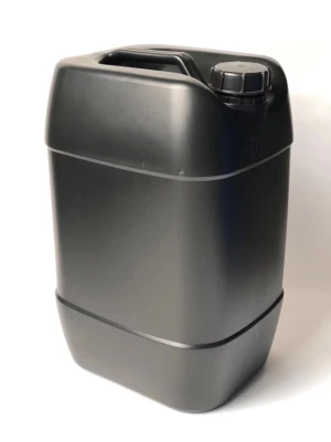 20L HDPE Jerry Can | Black | Closed-Top | 100% Virgin HDPE | UV-resistant