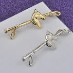 Fashion Jewerly Brooches Animal Metal Horse Head Brooch Pin