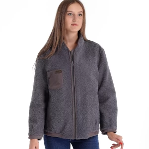 Short Women’s Sheepskin Coat, 100 Percent Genuine Shearling Jacket, Warm and Light, Teddy Jacket For Women, Oversized