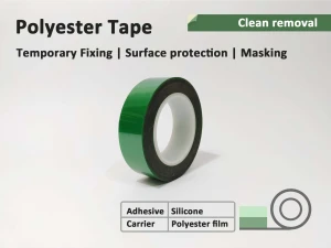 Green Polyester Tape, PET Tape, High Temp Masking Tape