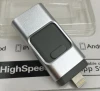 SO-003 3 in 1 usb flash drive for computer and Andriod phone and Ipone 16gb 32gb