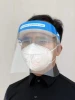 Transparent Protective Face Shield, Epidemic Prevention Full Face Safety Cover,Anti Fog Clear Face Shield