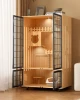 Cat Villa with Wire Mesh Door